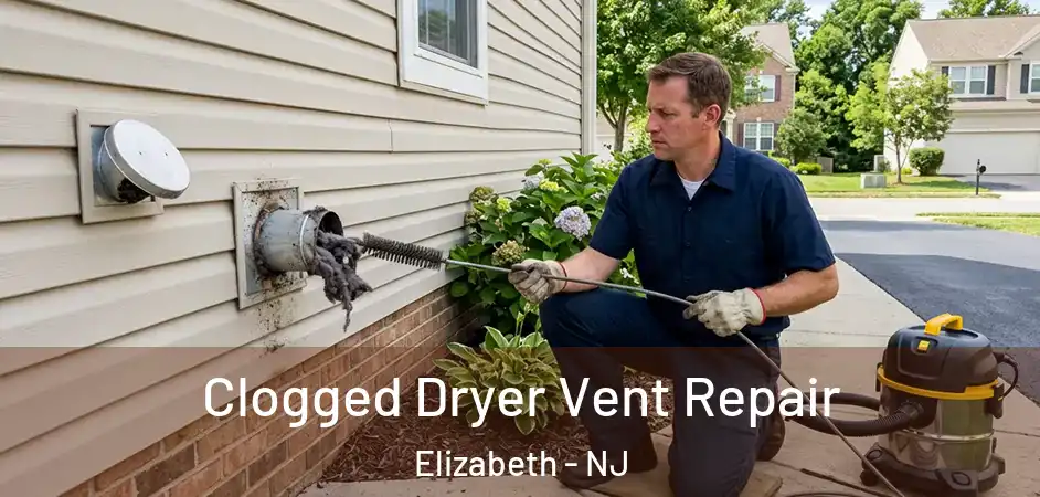 Clogged Dryer Vent Repair Elizabeth - NJ