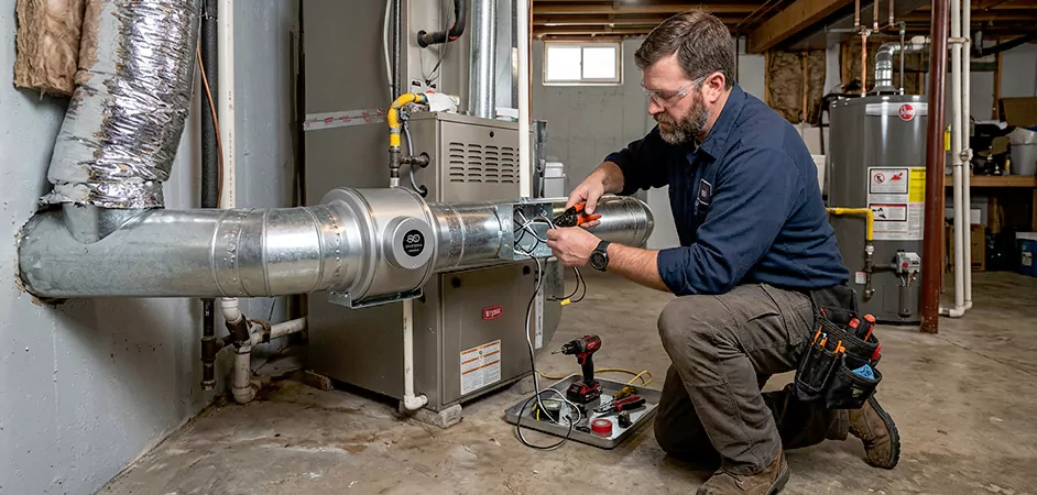 Booster Fan Installation in Elizabeth