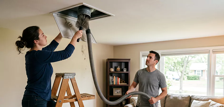 Roof and Wall Exhaust Cap Cleaning in Elizabeth