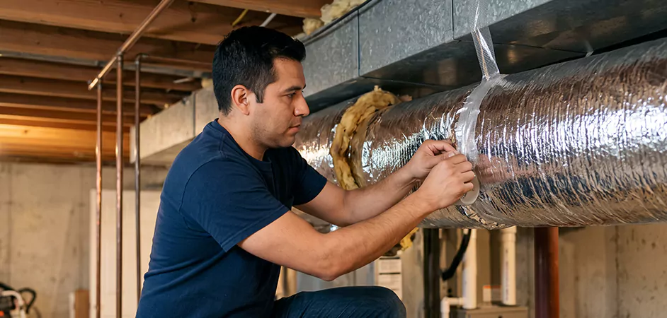 Duct Insulation Upgrade in Elizabeth