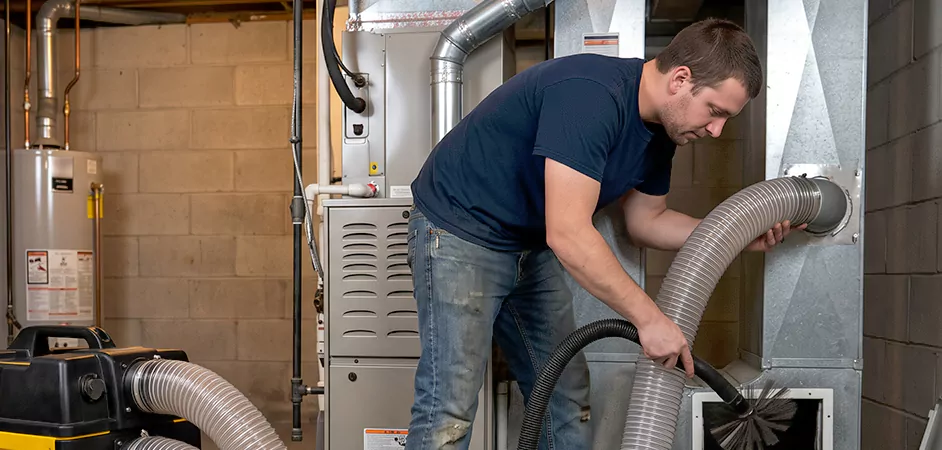 Negative Pressure Duct Cleaning for Large and Long Duct Systems in Elizabeth